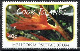 Série Courante. Fleurs : Heliconia Psittacorum - Cookinseln