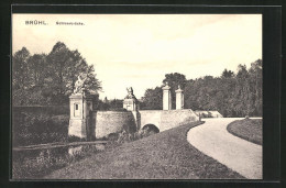 AK Brühl, Schlossbrücke  - Bruehl