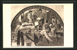 Künstler-AK Konstanz, Zeit Der K.K. Privileg. Indiennefrabrik Von Macaire Frères Um 1800  - Konstanz