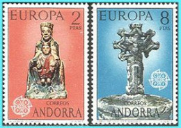 SPANISH ANDORA - EUROPA CEPT:  Compl Set MNH** - Unused Stamps