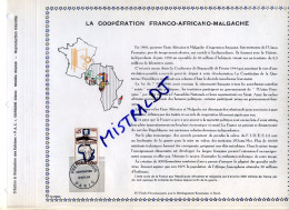 Rarissime Feuillet PAC (précurseur De CEF) De 1964.  La Coopération Franco-Africano-Malgache - 1960-1969