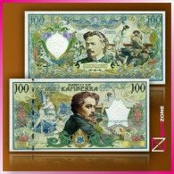 Frank Medina Kamberra 100 Francs Paper Private Fantasy Banknote - Altri & Non Classificati