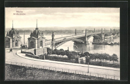 AK Mainz, Strassenbrücke Und Dampfboot  - Mainz