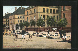AK Soldatenleben In Der Kaserne, Infanterie  - Guerre 1914-18
