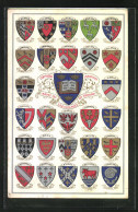 AK Oxford University, Arms Of The Colleges Of Oxford, Wappen Der Colleges  - Genealogie