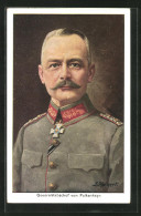 Künstler-AK Heerführer, Generalstabschef Von Falkenhayn  - War 1914-18