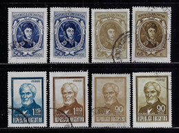 ARGENTINA 1971-1973 SCOTT #890(2),891(2),935(2),939,941 USED - Usados