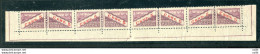 Pacchi Postali Cent. 5 Striscia Orizzontale Varietà - Unused Stamps