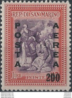 1948 San Marino F.llo N. 316 Sopr. MNH Sass. N. A 76 - Otros & Sin Clasificación
