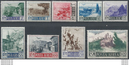1950 San Marino Paesaggi 9v. MNH Sass. N. A83/91 - Autres & Non Classés