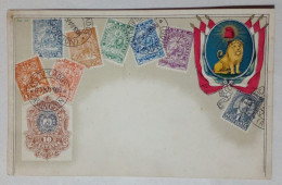 Paraguay - Carte Postale Union Postal Universal Thème Bouclier Avec Lion. - Paraguay