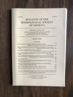 Bulletin Of The Seismological Society Of America - Vol.44 - Number 3 - July 1954 - Autres & Non Classés