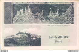 A1204 Cartolina Saluti Da Montemassi Provincia Di Grosseto - Grosseto