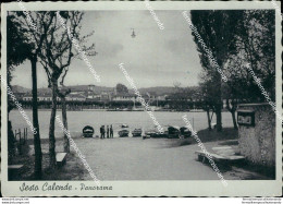 Bu139 Cartolina Sesto Calende Panorama Provincia Di Varese Lombardia - Varese