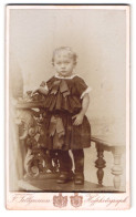 Fotografie F. Tellgmann, Eschwege, Portrait Kleines Mädchen Im Kleid  - Personnes Anonymes
