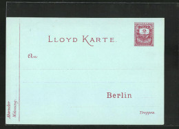 AK Private Stadtpost Lloyd Karte, Berlin, 2 Pfg.  - Stamps (pictures)