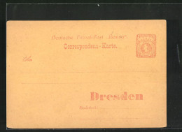 AK Private Stadtpost Hansa Berlin, 2 Pfg., Correspondenz-Karte  - Briefmarken (Abbildungen)