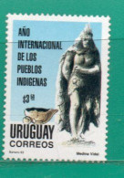 818 URUGUAY 1993 YT 1446 Ss Mint -Año Internacional De Los Pueblos Indígenas TT:Indios - Uruguay