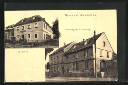 AK Brambach I. V., Wohnung Von Dr. Sonntag, Apotheke  - Bad Brambach