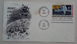 Etats-Unis - Enveloppe Premier Jour De Diffusion Ayant Pour Thème L'atterrissage De L'homme Sur La Lune (1969) - Verenigde Staten