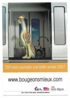 Publicité - Ter SNCF - Bougeons Mieux # 10-20/9 - Advertising