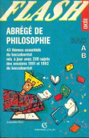 Abrege De Philosophie : 43 Themes Essentiels Du Baccalauréat... (Flash Lycee) - Autres & Non Classés