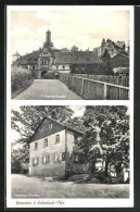 AK Wernstein /Obfr., Gasthaus Bienlein, Schloss-Ansicht  - Autres & Non Classés