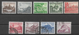 GERMANIA REICH TERZO REICH 1939   SOCCORSO INVERNALE UNIF. 654 - 662  USATA VF - Oblitérés