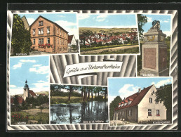 AK Unteraltertheim, Kindergarten, See A. D. Mühle, Kirche, Denkmal  - Other & Unclassified