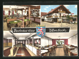 AK Ulmbach, Gasthaus Deutsches Haus, Kegelbahn, Ährecke 2  - Other & Unclassified