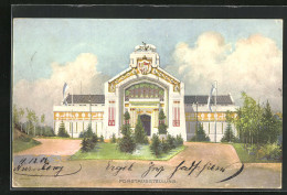 AK Nürnberg, Bayer. Jubil-Landes-Ausstellung 1906, Gebäude Der Forstausstellung  - Ausstellungen