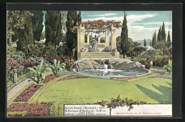 AK Düsseldorf, Ausstellung 1904, Blick In Den Griechischen Garten  - Ausstellungen