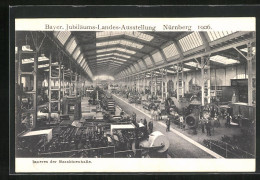 AK Nürnberg, Bayer. Jubiläums-Landes-Ausstellung 1906, Inneres Der Maschinenhalle  - Expositions