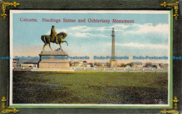 R057443 Calcutta. Hardinge Statue And Ochterlany Monument. B. Hopkins - World