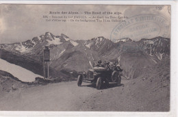 Sommet Du Col D'Allos (04 Alpes De Haute Provence) Avec Tampon Du Refuge Du Lac (2228 Mètres) En 1929 - Autres & Non Classés