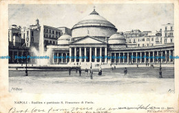 R057465 Napoli. Basilica E Porticato S. Francesco Di Paola. 1905. B. Hopkins - World