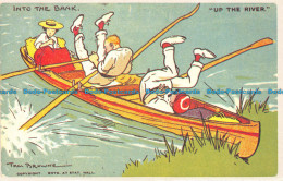 R058204 Up The River. Sporting Postcards By Tom Browne. Chimera Arts London - Other & Unclassified