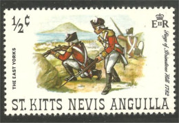 WR-15b St Kitts East Yorks Military Costume Uniforme Militaire MNH ** Neuf SC - Kostums