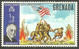 WR-14 Grenada Iwo Jima Drapeau Flag MNH ** Neuf SC - Militares