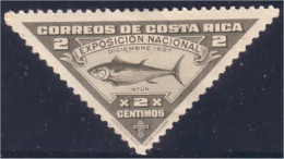 TR-21 Triangle Costa Rica Poisson Fish Fishes Fische Thon Tuna Atun MH * CH - Fishes