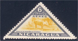 TR-10 Triangle Nicaragua Cochon Pig Maiale Schwein MNH ** Neuf SC - Sonstige & Ohne Zuordnung