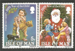 NO-12b Isle Of Man Noel Christmas 1979 Père Noel Santa Claus Weihnachtsmann Papai Babbo MNH ** Neuf SC - Kerstmis