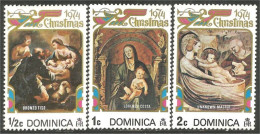 NO-2 Dominica Noel Christmas 1974 Vierge Madonna Madonne MH * Neuf CH - Weihnachten