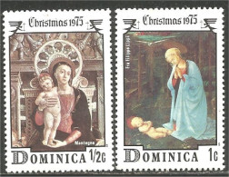 NO-3 Dominica Noel Christmas 1975 Natale Navidad Kerstmis Weihnachten Natal MNH ** Neuf SC - Navidad