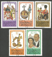 CO-6c Grenada Reine Queen Sceptre Elizabeth Sceptre Scepter - Royalties, Royals