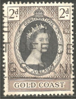 CE-42 Gold Coast Couronnement Elizabeth II 1953 Coronation - Familles Royales