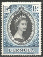 CE-37 Bermuda Couronnement Elizabeth II 1953 Coronation MNH ** Neuf SC - Königshäuser, Adel