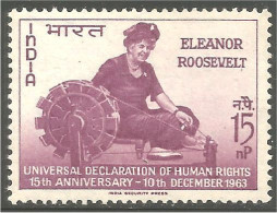 CE-7 Inde Eleanor Roosevelt Human Rights Droits Homme MNH ** Neuf SC - Mujeres Famosas