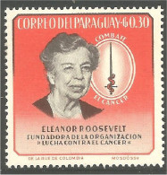 CE-4 Paraguay Eleanor Roosevelt Human Rights Droits Homme MNH ** Neuf SC - Donne Celebri