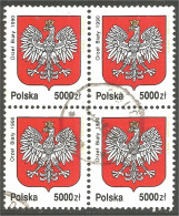 BL-80 Pologne Block/4 Blason Armoiries Coat Arms Wappen Stemma Aigle Eagle Adler Aquila - Sellos
